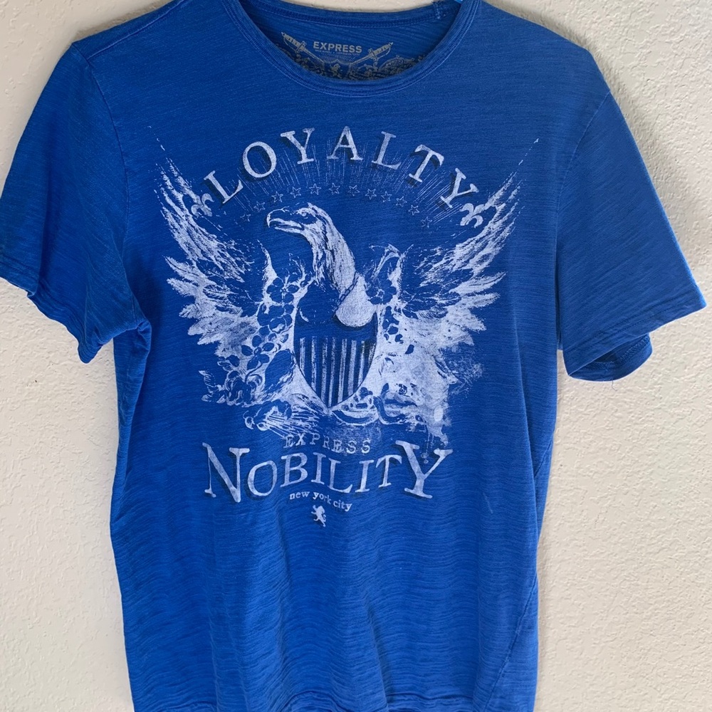 Express vintage blue shirt